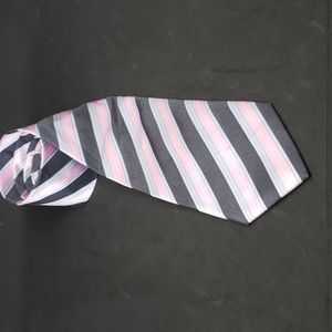 Covington pink striped tie